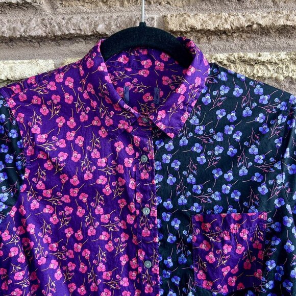J. Crew Perfect Shirt Slim in Liberty Floral Mixed Print Size XS S - Picture 6 of 8